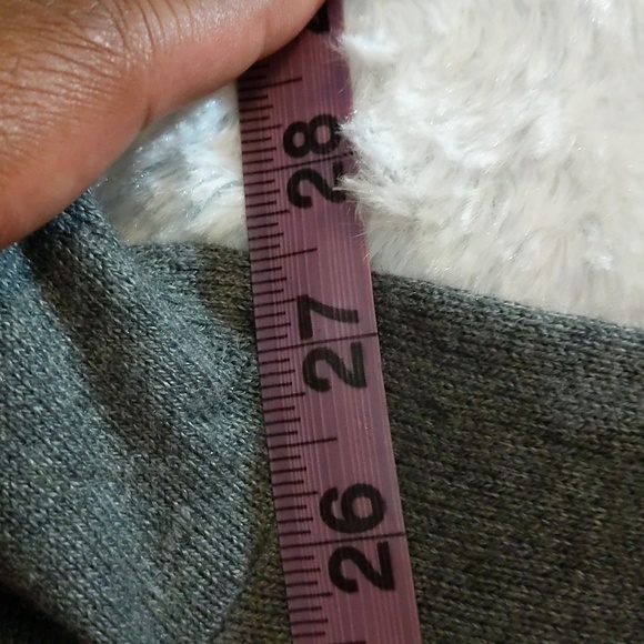 Joe Fresh| NWT Grey Long sleeve Turtleneck Sweater Dress Cotton Blend - Picture 5 of 13